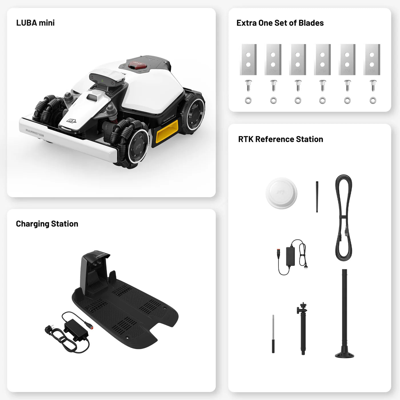 Mammotion LUBA Mini AWD 800 inkl. garage